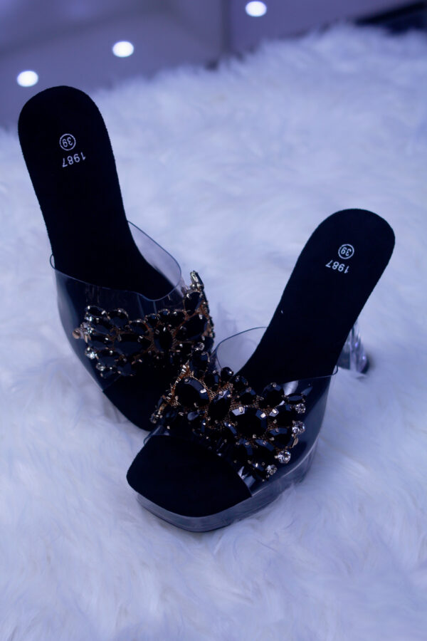 Embellished heels